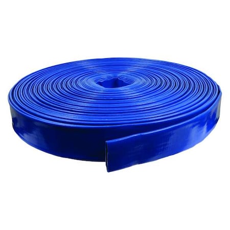 2-1/2" ID x 300 ft PVC Water Discharge Hose 70 PSI BL