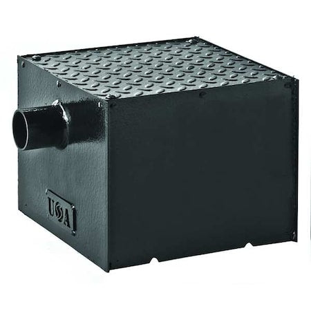 Grease Interceptor,Capacity 8lb.,4 gpm