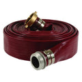 3" ID x 50 ft PVC Water Discharge Hose 125 PSI RD, Hose Fitting A Type: FNPSM