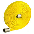 Wildland Fire Hose, Single Jacket, 50 ft Length, 1 in Hose Inside Dia., Polyester Hose Tube, Yellow