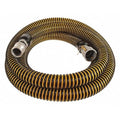 2" ID x 20 ft Water Discharge Hose 17 PSI BK/YL