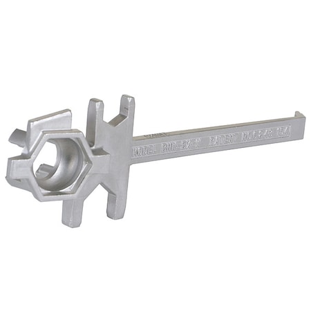 Drum Bung Wrench, Stainless Steel, 12"L