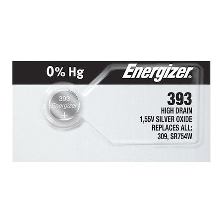 Button Battery, Silver, 1.5VDC, 309/393