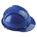 Hard Hat, Gladiator II, Polyethylene, 6 Point Ratchet, Type 1, Class E, Blue