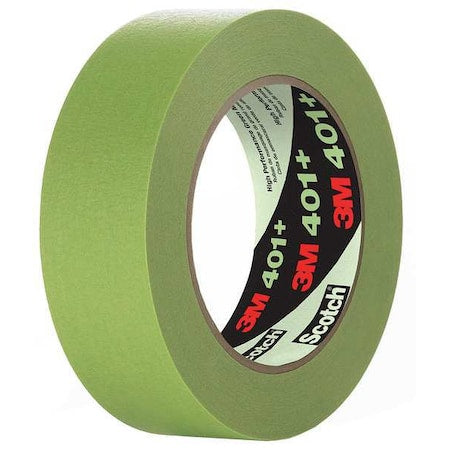 Painter's Tape, 96 mm W x 55 m L, 6.7 mil Thick, Green, Rubber Adhesive, 8 PK