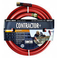 5/8 in ID x 50 ft L Heavy Duty Water Hose, PVC Tube, Red, Aluminum x Aluminum Fitting