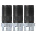 Grease Coupler, Steel, PK3
