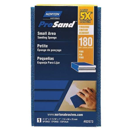 Sanding Sponge, Very Fine, Blue, 4-1/2 in.L