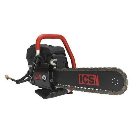 16 in L Gas Powered Concrete Chain Saw, 6.4