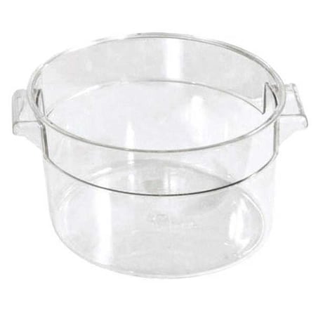 Stackable Food Storage Container, Clear, Polycarbonate