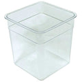 Stackable Food Storage Container, Clear, Polycarbonate