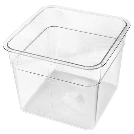 Stackable Food Storage Container, Clear, Polycarbonate