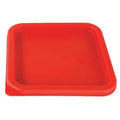 Square Storage Container Lid, Red