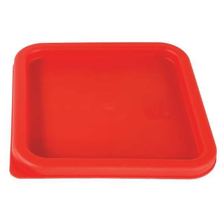 Square Storage Container Lid, Red