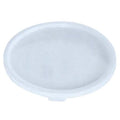 Stackable Container Lid, White, Polyethylene