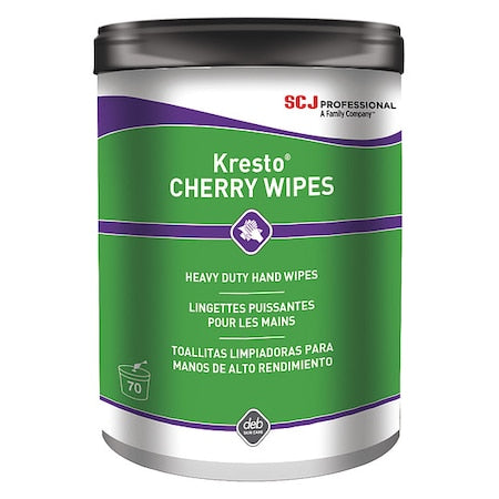 Industrial Hand Wipe, Cherry, 10x12In., PK6