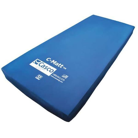 Mattress, Navy/Gray, 80inL, Fire Protection