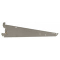 Bracket Satin Chrome, 12in.L, w/Screw, 25PK
