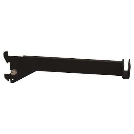 Bracket, Matte, 12"L, Black, 16 ga., 25PK