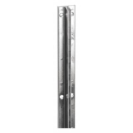 Single Slotted Standard 72"H, Silver, 5PK