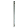 Single Slotted Standard 36"H, Silver, 10PK