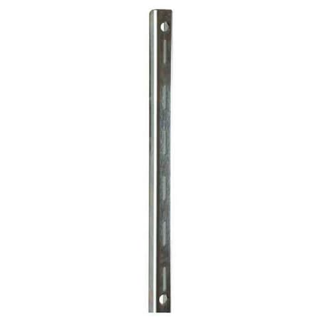 Single Slotted Standard 36"H, Silver, 10PK