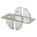 FrontShelfRest, Sil, 1/2"L, 1/2"W, PK500
