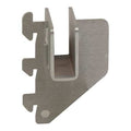 Bracket, 1"L, 16 ga., Satin Chrome, 25PK
