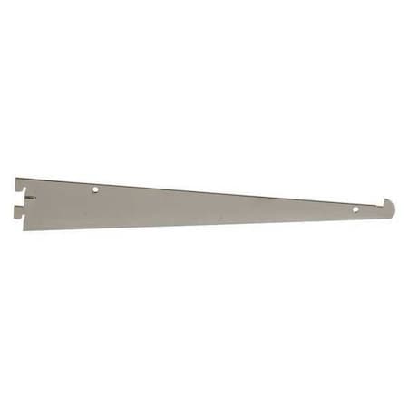 Bracket Chrome, 12in.L, 3/32in. Thick, 25PK