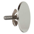 Add-on End Cap, Chrome, Silver, 100PK