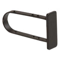 End Cap, Blk, 1 in H, 1/4 in W, PK100