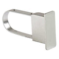 Add-on End Cap, Satin Chrome, Silver, 100PK