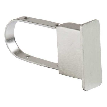 Add-on End Cap, Satin Chrome, Silver, 100PK