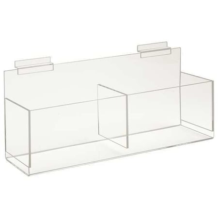 Hosiery Bin, Clear, 5 in L, 16 in W, PK8