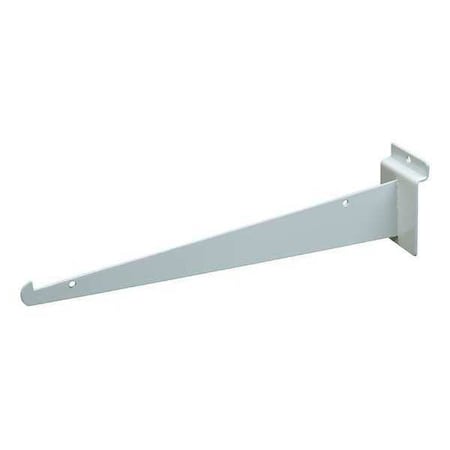 ShelvingBracket, Wht, 12"L, 1/8"W, PK48