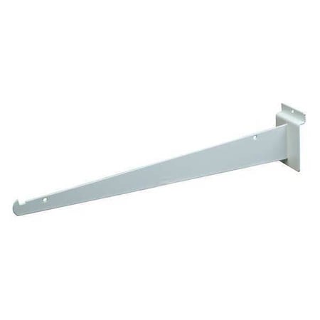 ShelvingBracket, Wht, 14"L, 1/8"W, PK48