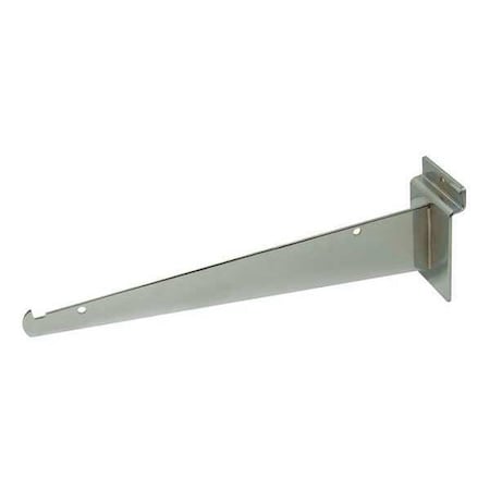 Knife Bracket, Chrome, 8"L, Silver, 48PK