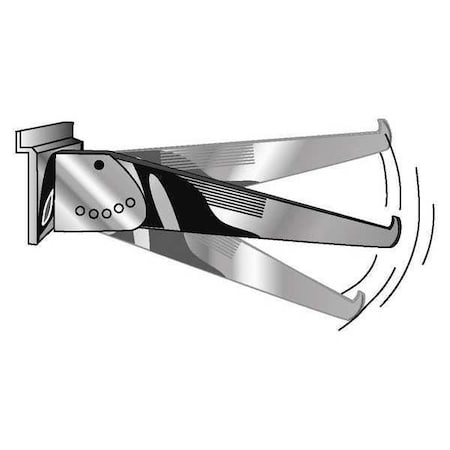 Adjustable Shelving Bracket 12"D, 1/8"W, 3"H, 48PK