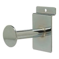 Single Garnment Display, 3"L, Chrome, 24PK