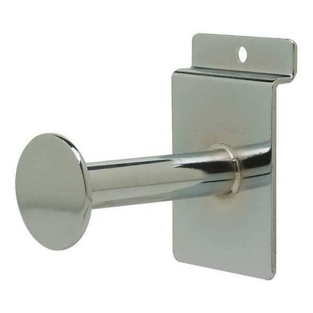 Single Garnment Display, 3"L, Chrome, 24PK