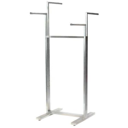 Adj. Rack, Silver, 16in. Lx24in. Wx75in. H
