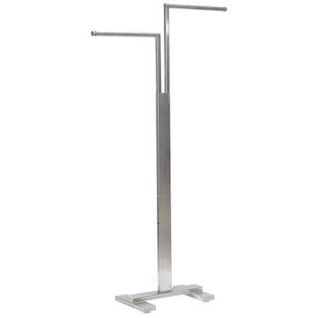 Retail Apparel Rack, Metal, 75 in H