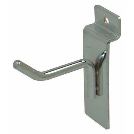Hook, Sil, 2 in L, 1/4 in W, PK96