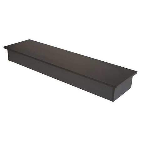 Wood Base for Glass Cubbies, Blk, 52in. L