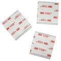 Double-Sided Foam Tape, 2 in W, 2 in L, 1/32 in, Acrylic Foam, Double-Sided, 100 PK