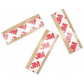 Film Tape, 3/4 in W, 3/4 in L, 8.3 mil, Polyester Film, Double-Sided, 5 PK