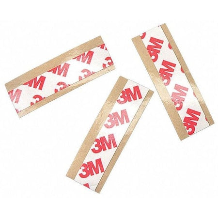 Film Tape, 3/4 in W, 3/4 in L, 8.3 mil, Polyester Film, Double-Sided, 5 PK