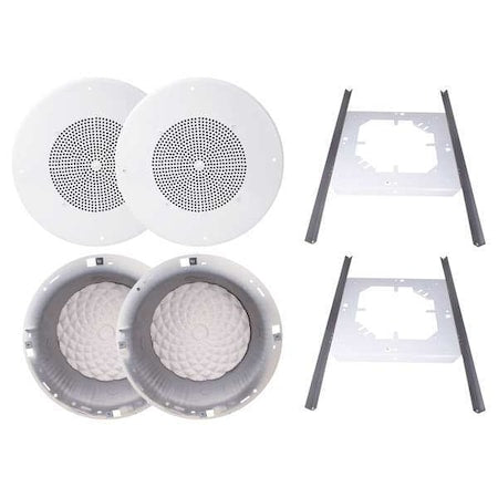 In-Ceiling Speaker Kit, 13inLx3-1/2inH, PR
