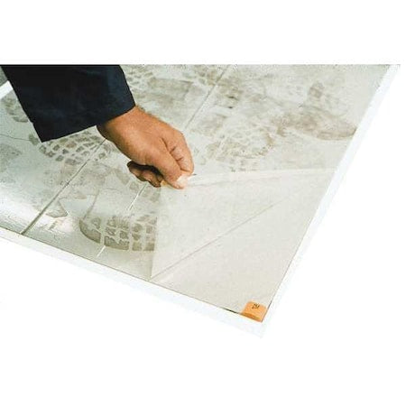Floor Protection Mats, 3 ft, 7lb, White, PK2
