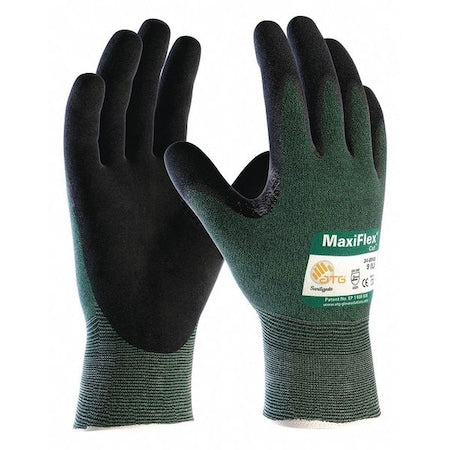 Cut-Resistant Coated Gloves, Cut Level A2 , Dipped , Microporous Nitrile , Sandy , 2XL 12 PK